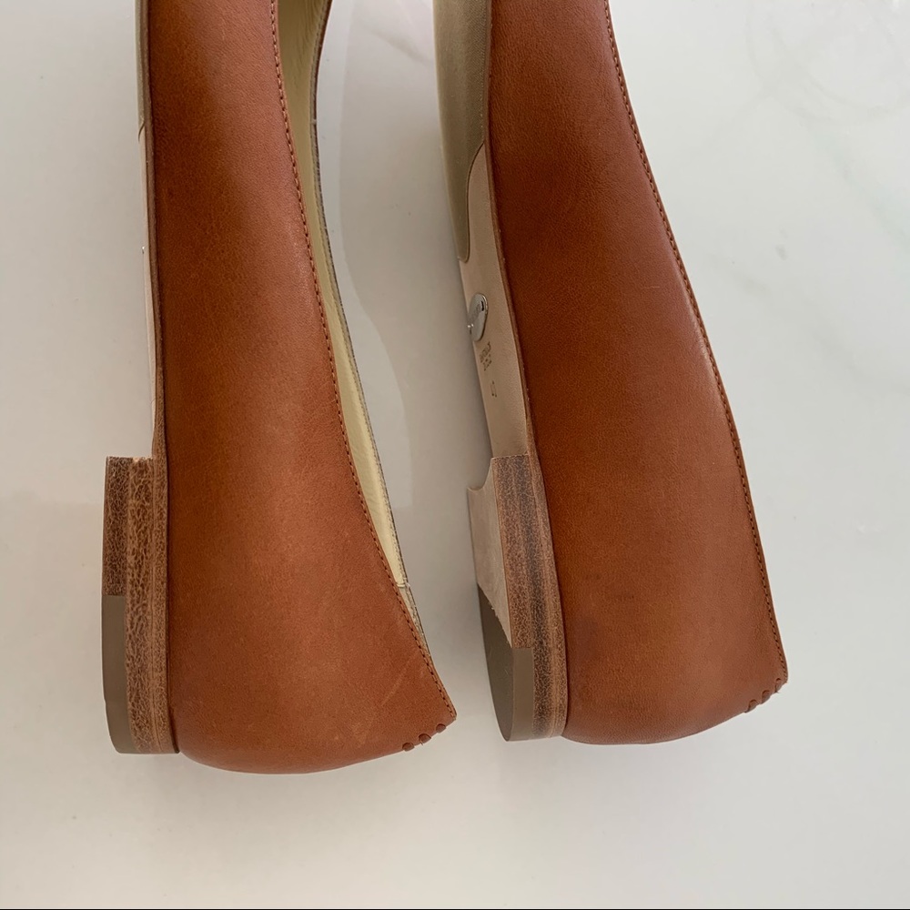 SOLD Sarah Flint Natalie Flats Saddle Vachetta 40 - Picture 3 of 8